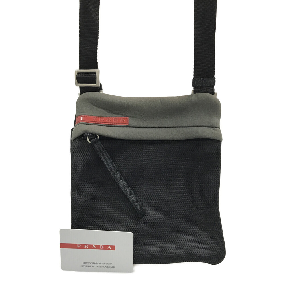 Prada Sport Neoprene Crossbody Bag Black